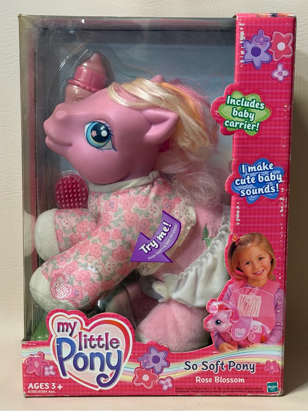 My Little Pony So Soft Baby Alive Rose Blossom!